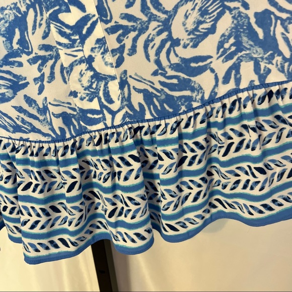 Lilly Pulitzer Gramercy Blue and White Tank Top, size XS - Picture 6 of 8